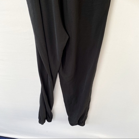 Fraiche By J Utility Long Sleeve Jumpsuit In Black - Picture 9 of 9